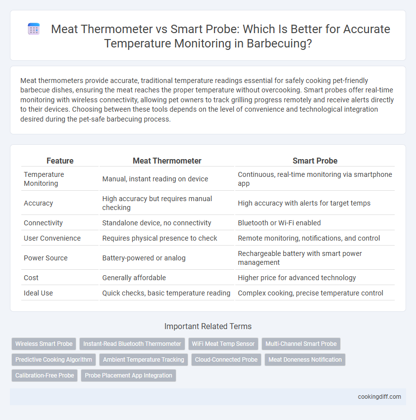 Meat Thermometer vs Smart Probe: Which Is Better for Accurate Temperature Monitoring in Barbecuing?