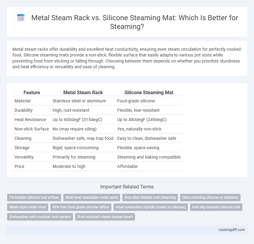 Metal Steam Rack vs. Silicone Steaming Mat: Which Is Better for Steaming?