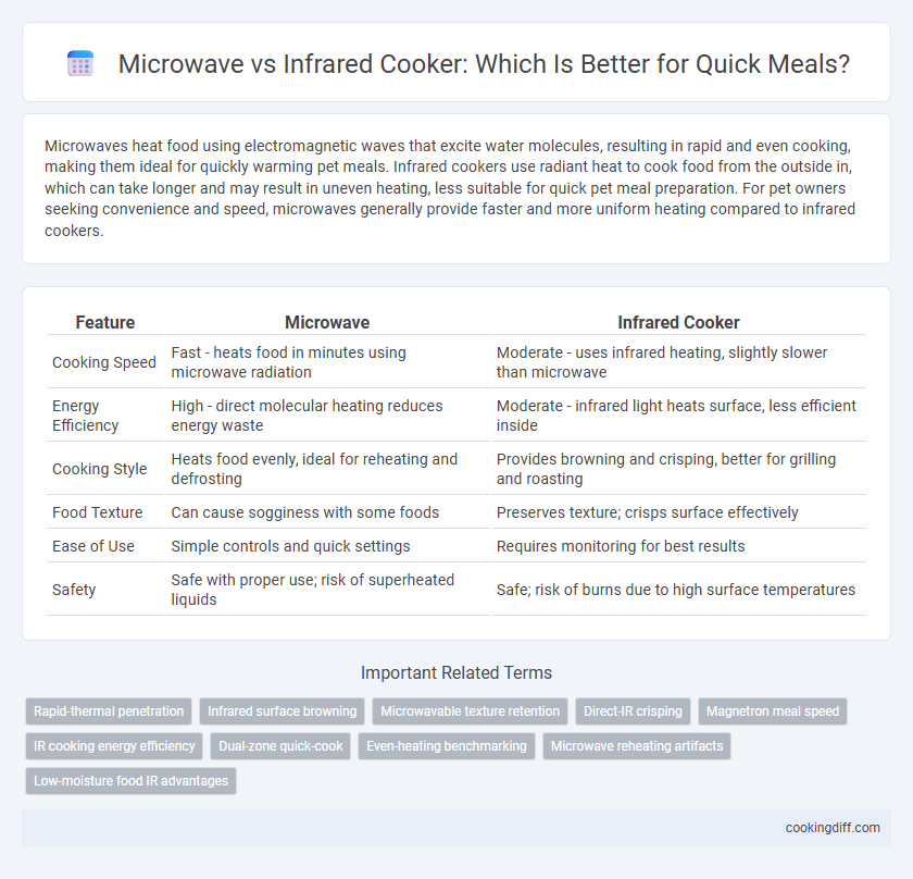 Microwave vs Infrared Cooker: Which Is Better for Quick Meals?