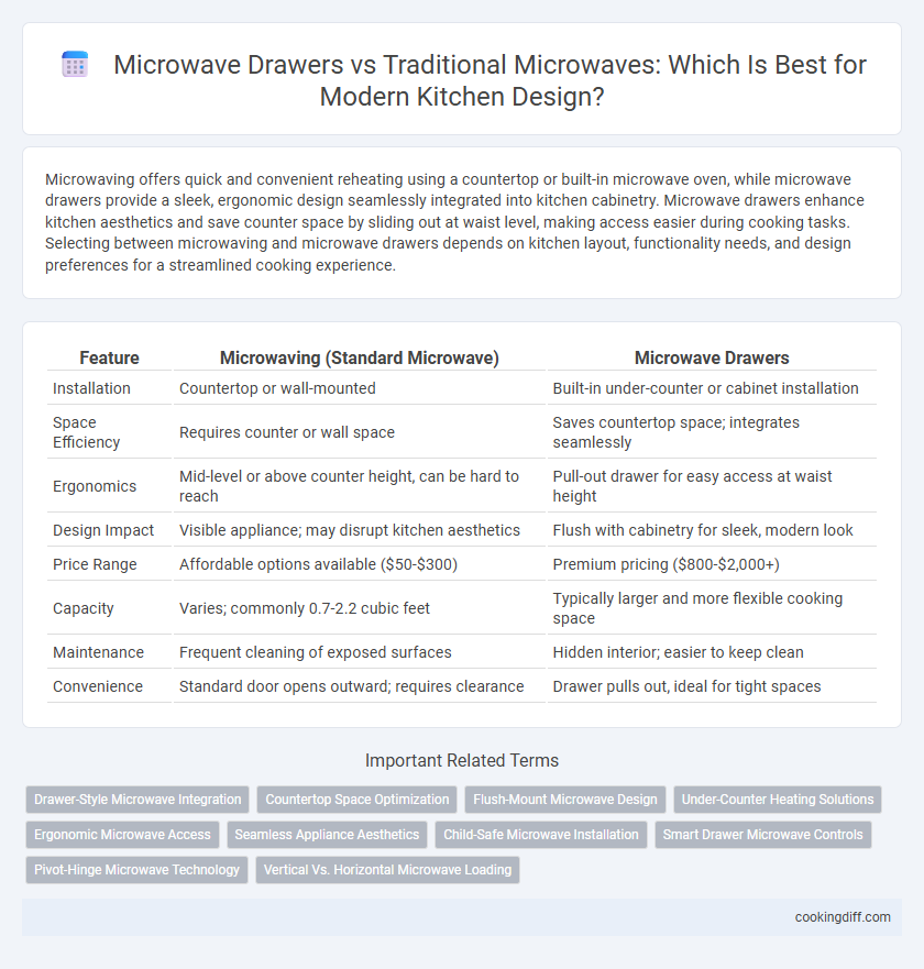 Microwave Drawers vs Traditional Microwaves: Which Is Best for Modern Kitchen Design?