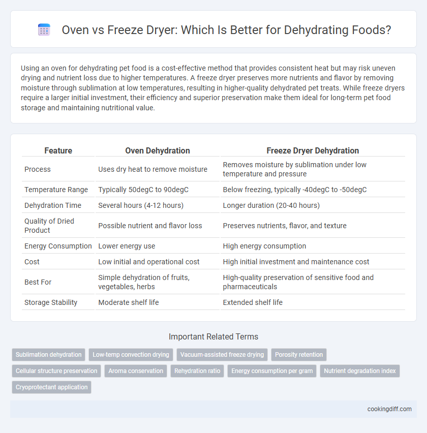 Oven vs Freeze Dryer: Which Is Better for Dehydrating Foods?