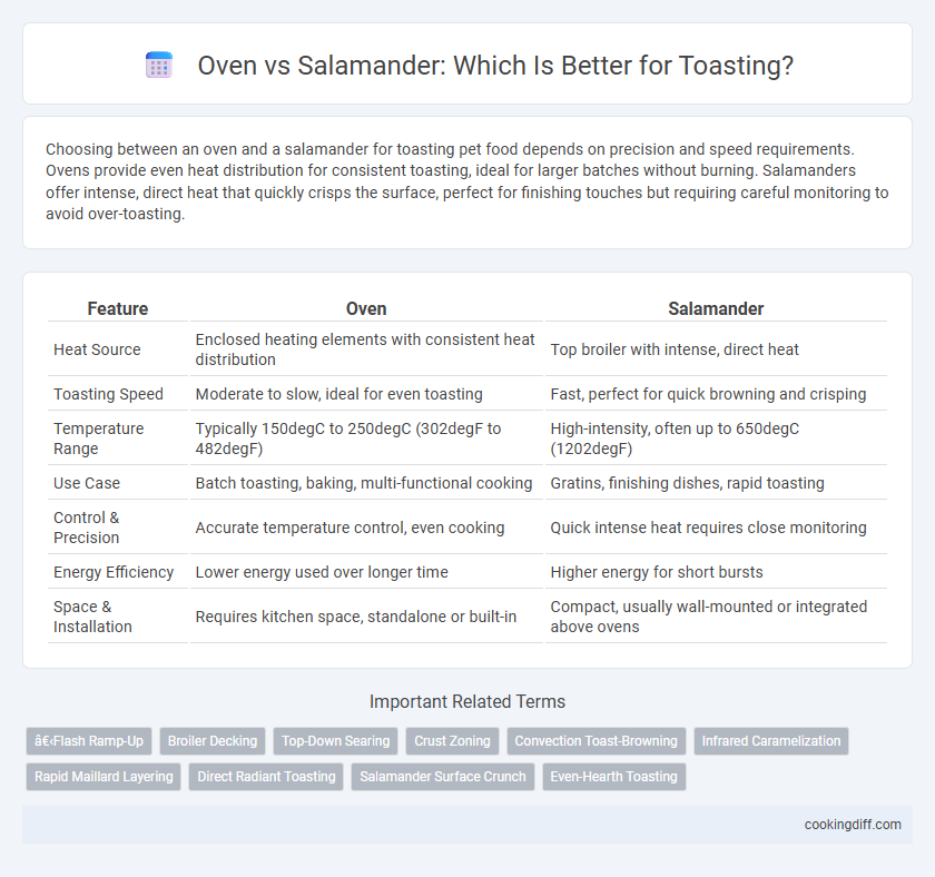 Oven vs Salamander: Which Is Better for Toasting?