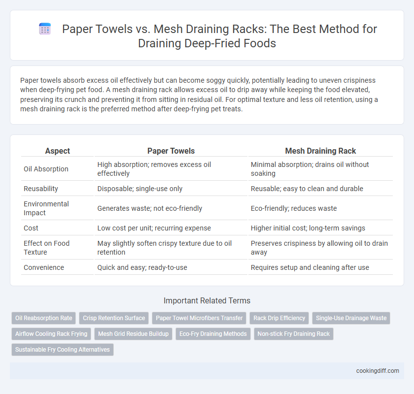 Paper Towels vs. Mesh Draining Racks: The Best Method for Draining Deep-Fried Foods