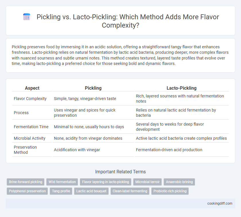 Pickling vs. Lacto-Pickling: Which Method Adds More Flavor Complexity?
