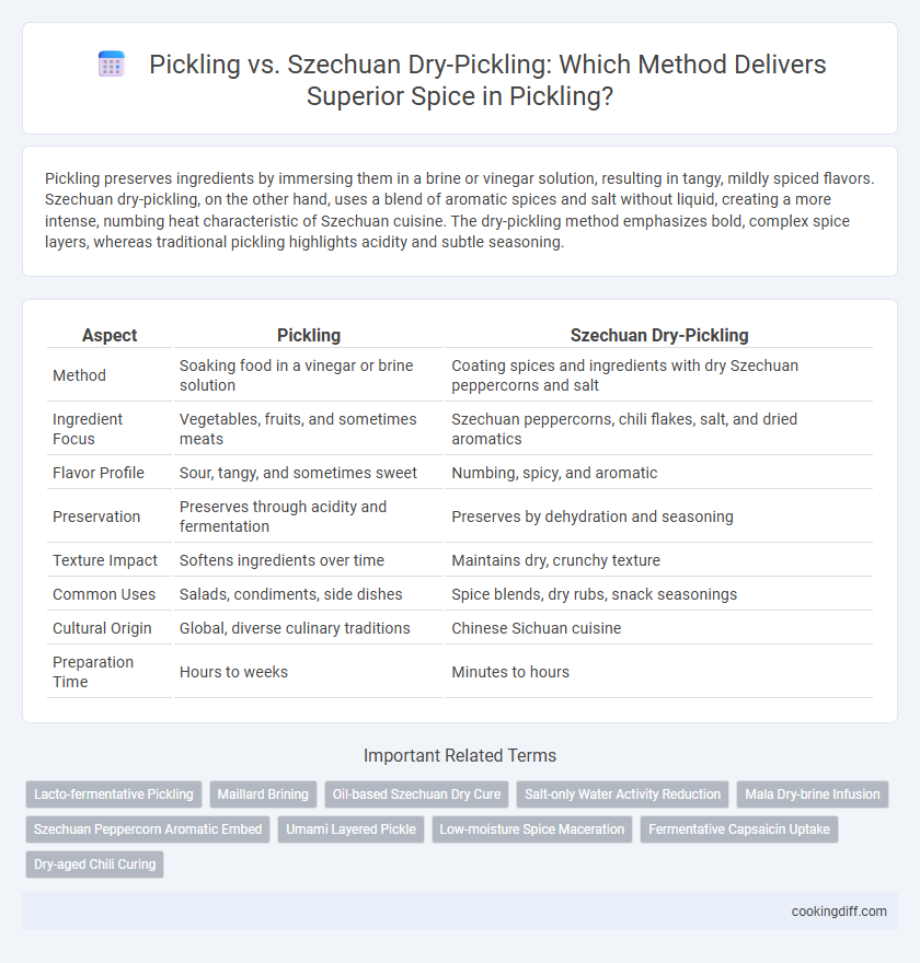 Pickling vs. Szechuan Dry-Pickling: Which Method Delivers Superior Spice in Pickling?