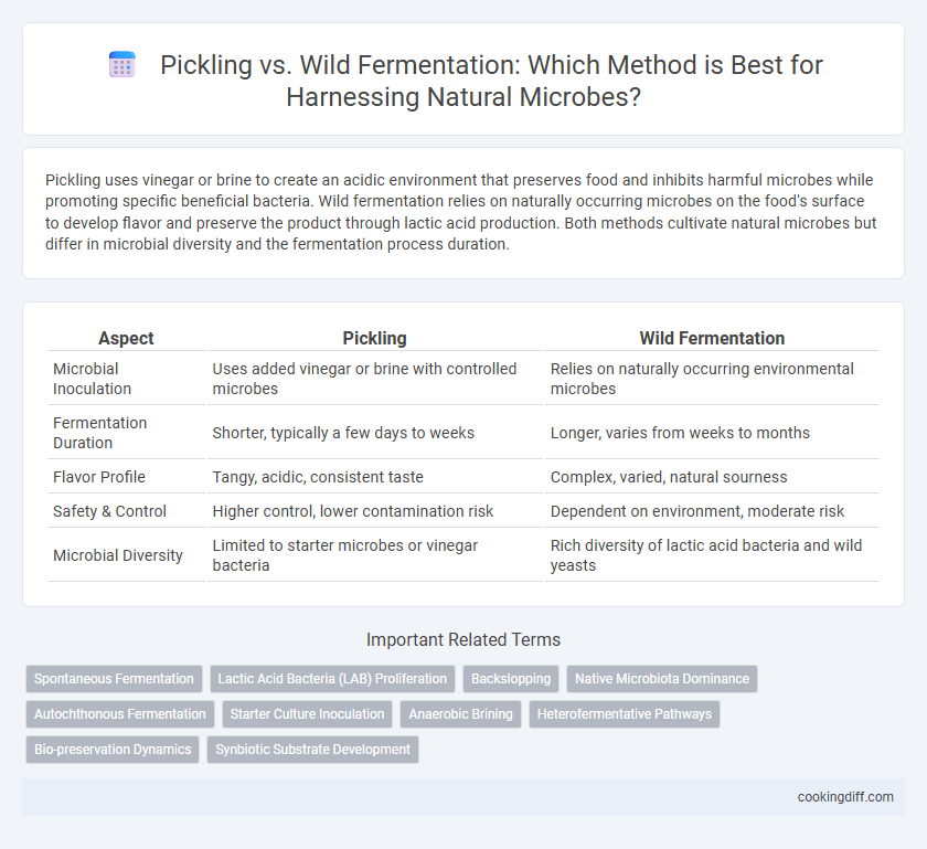 Pickling vs. Wild Fermentation: Which Method is Best for Harnessing Natural Microbes?