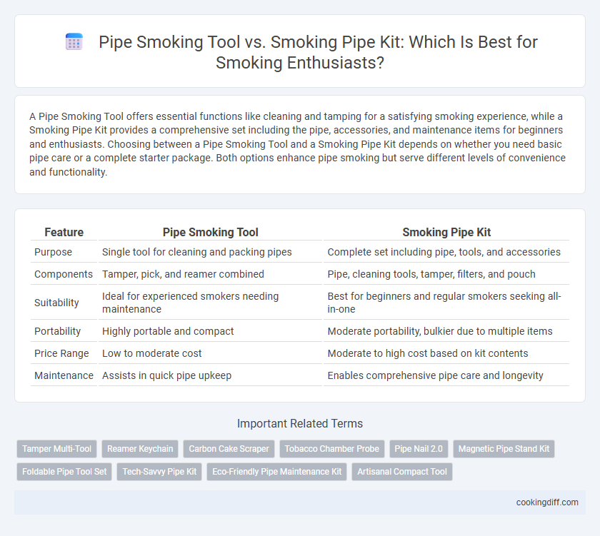 Pipe Smoking Tool vs. Smoking Pipe Kit: Which Is Best for Smoking Enthusiasts?