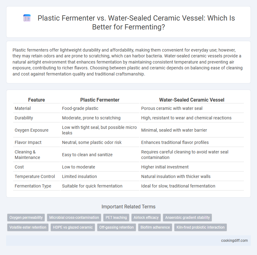 Plastic Fermenter vs. Water-Sealed Ceramic Vessel: Which Is Better for Fermenting?