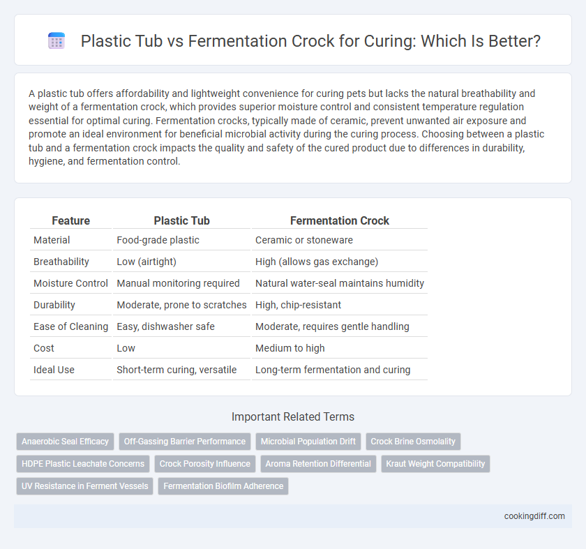 Plastic Tub vs Fermentation Crock for Curing: Which Is Better?
