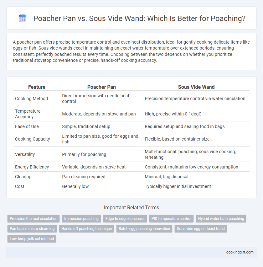 Poacher Pan vs. Sous Vide Wand: Which Is Better for Poaching?