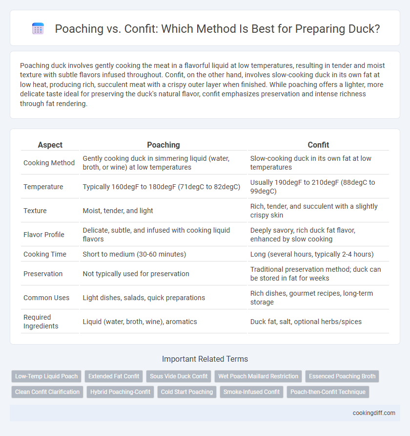 Poaching vs. Confit: Which Method Is Best for Preparing Duck?