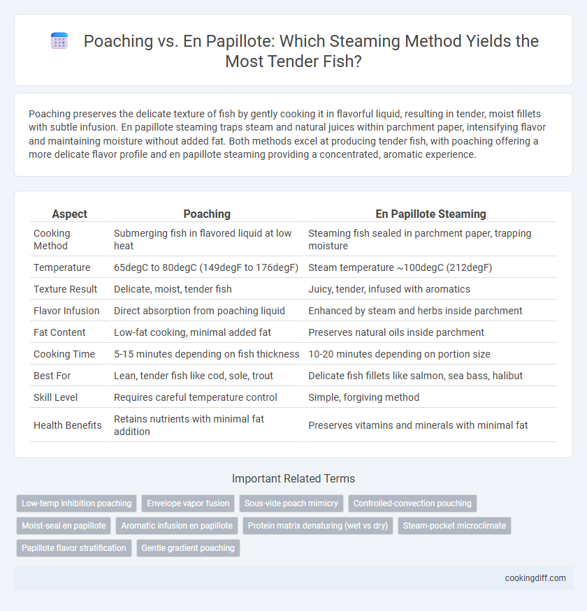 Poaching vs. En Papillote: Which Steaming Method Yields the Most Tender Fish?