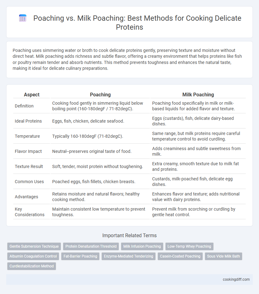 Poaching vs. Milk Poaching: Best Methods for Cooking Delicate Proteins