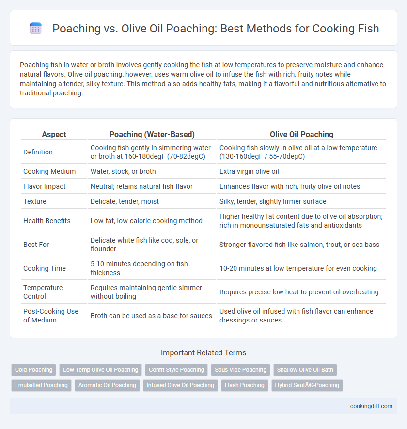 Poaching vs. Olive Oil Poaching: Best Methods for Cooking Fish