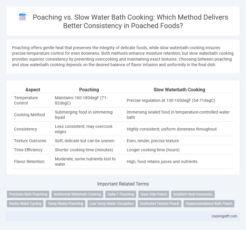 Poaching vs. Slow Water Bath Cooking: Which Method Delivers Better Consistency in Poached Foods?