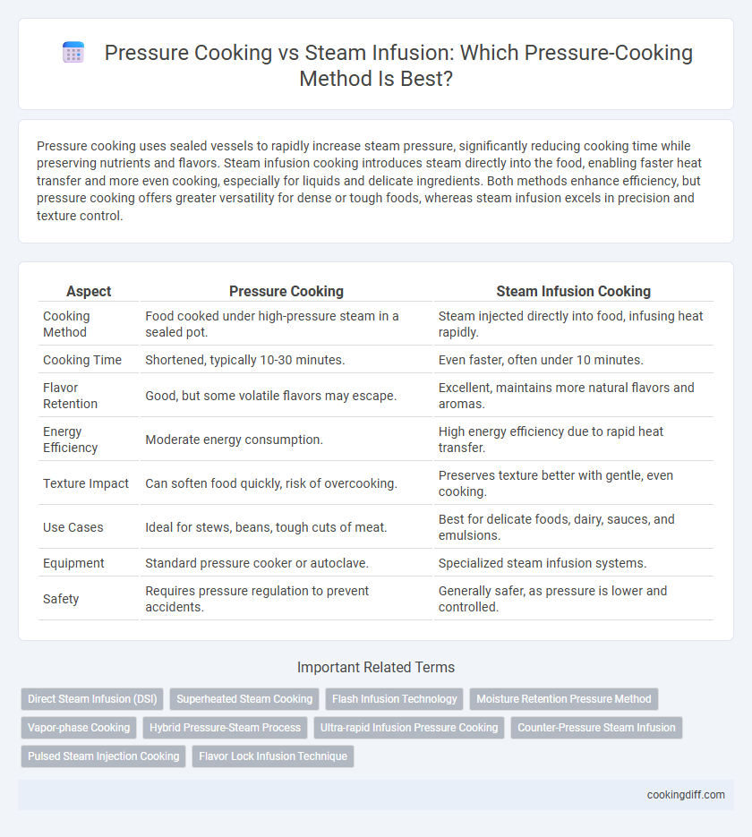 Pressure Cooking vs Steam Infusion: Which Pressure-Cooking Method Is Best?
