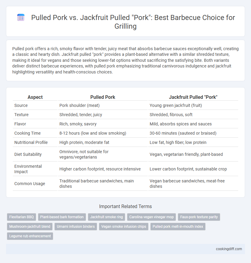 Pulled Pork vs. Jackfruit Pulled Pork: Best Barbecue Choice for Grilling