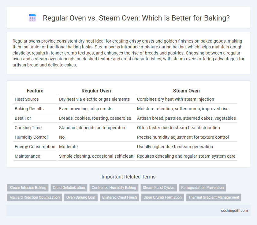 Regular Oven vs. Steam Oven: Which Is Better for Baking?