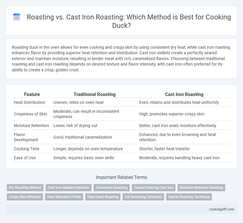 Roasting vs. Cast Iron Roasting: Which Method is Best for Cooking Duck?