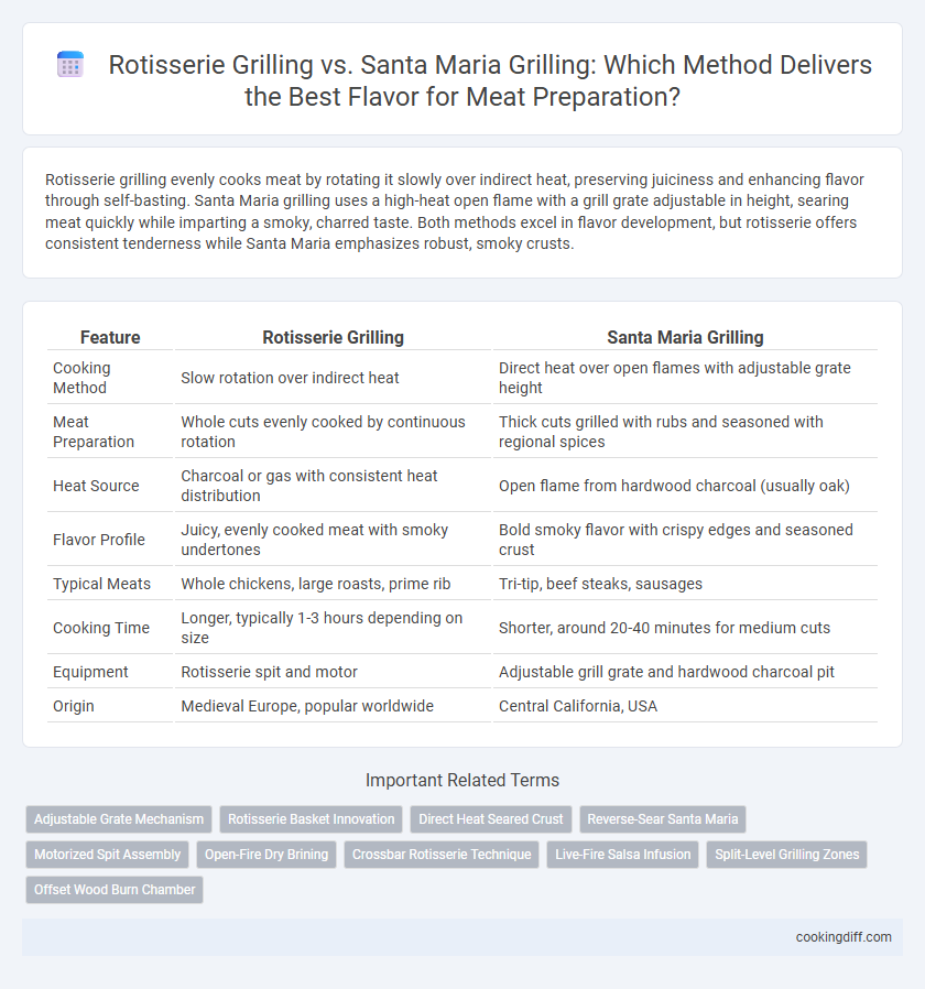 Rotisserie Grilling vs. Santa Maria Grilling: Which Method Delivers the Best Flavor for Meat Preparation?