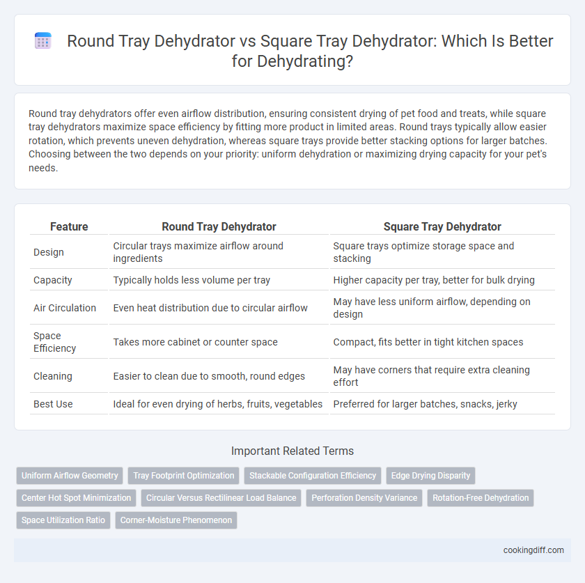 Round Tray Dehydrator vs Square Tray Dehydrator: Which Is Better for Dehydrating?