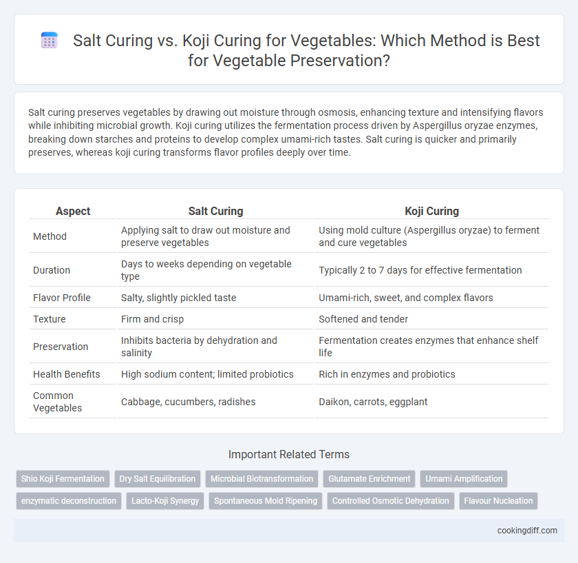 Salt Curing vs. Koji Curing for Vegetables: Which Method is Best for Vegetable Preservation?