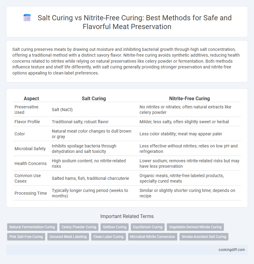 Salt Curing vs Nitrite-Free Curing: Best Methods for Safe and Flavorful Meat Preservation