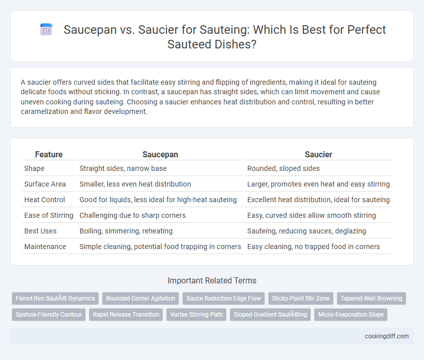 Saucepan vs. Saucier for Sauteing: Which Is Best for Perfect Sauteed Dishes?