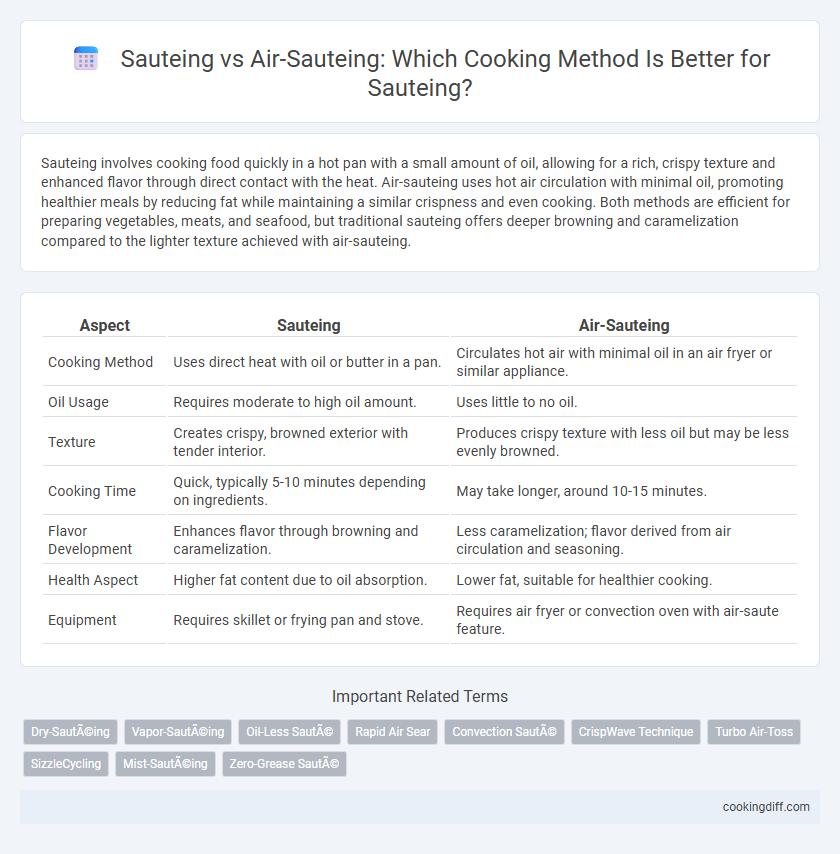 Sauteing vs Air-Sauteing: Which Cooking Method Is Better for Sauteing?