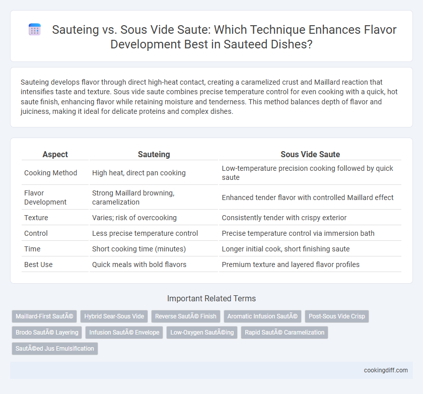 Sauteing vs. Sous Vide Saute: Which Technique Enhances Flavor Development Best in Sauteed Dishes?