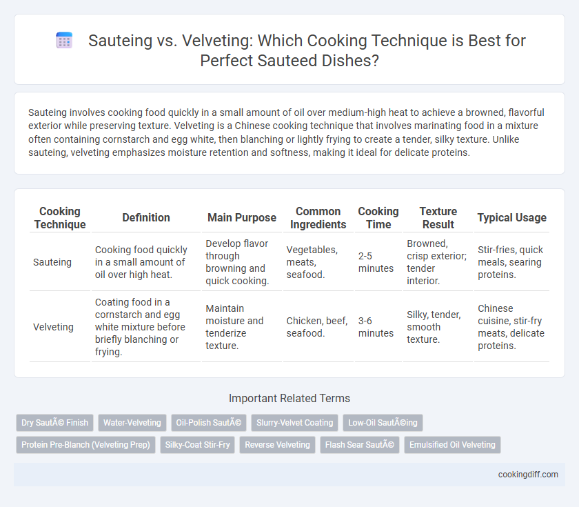 Sauteing vs. Velveting: Which Cooking Technique is Best for Perfect Sauteed Dishes?