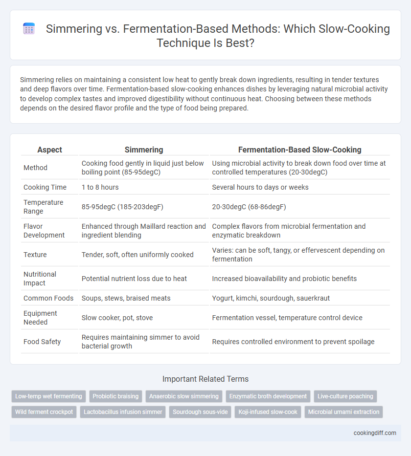 Simmering vs. Fermentation-Based Methods: Which Slow-Cooking Technique Is Best?