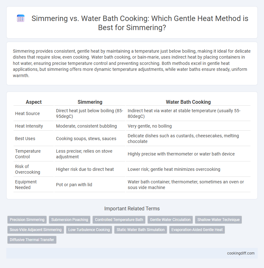 Simmering vs. Water Bath Cooking: Which Gentle Heat Method is Best for Simmering?
