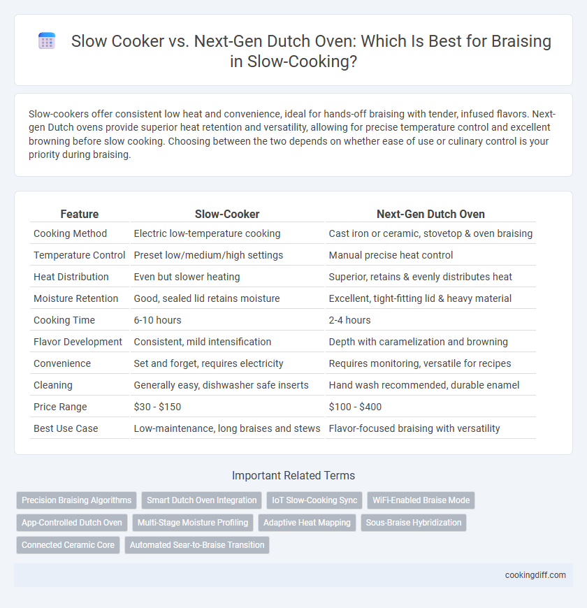 Slow Cooker vs. Next-Gen Dutch Oven: Which Is Best for Braising in Slow-Cooking?