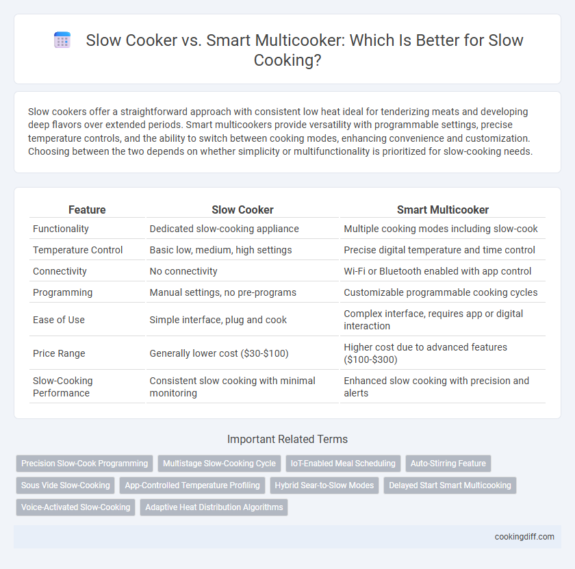 Slow Cooker vs. Smart Multicooker: Which Is Better for Slow Cooking?
