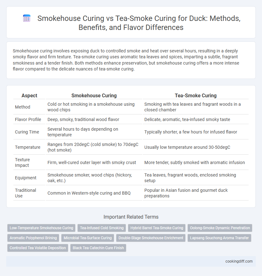 Smokehouse Curing vs Tea-Smoke Curing for Duck: Methods, Benefits, and Flavor Differences