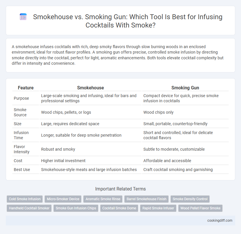 Smokehouse vs. Smoking Gun: Which Tool Is Best for Infusing Cocktails With Smoke?
