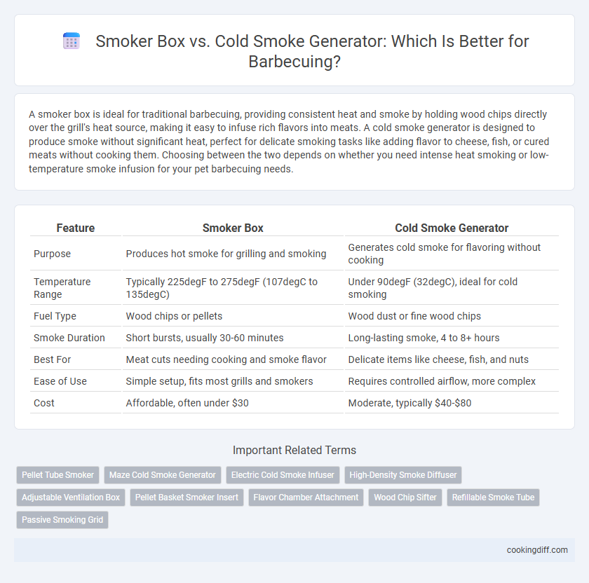 Smoker Box vs. Cold Smoke Generator: Which Is Better for Barbecuing?