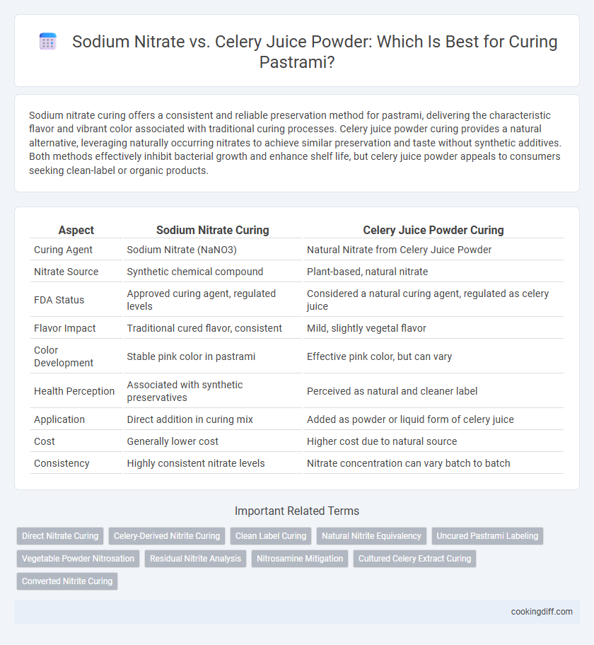 Sodium Nitrate vs. Celery Juice Powder: Which Is Best for Curing Pastrami?