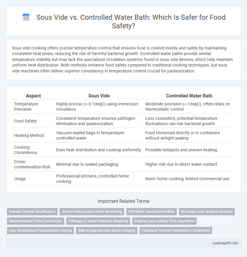 Sous Vide vs. Controlled Water Bath: Which Is Safer for Food Safety?