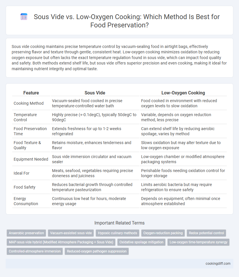 Sous Vide vs. Low-Oxygen Cooking: Which Method Is Best for Food Preservation?