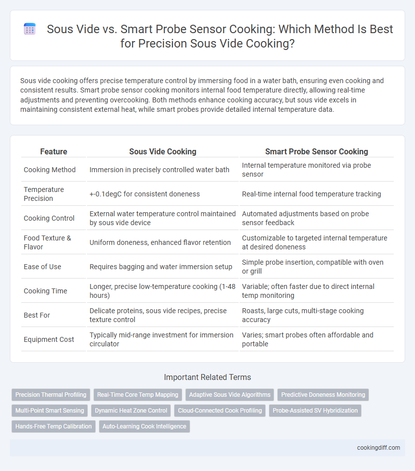 Sous Vide vs. Smart Probe Sensor Cooking: Which Method Is Best for Precision Sous Vide Cooking?