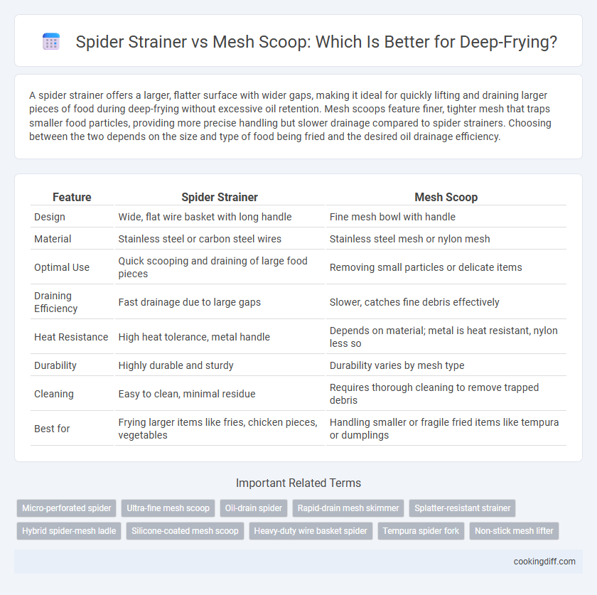 Spider Strainer vs Mesh Scoop: Which Is Better for Deep-Frying?