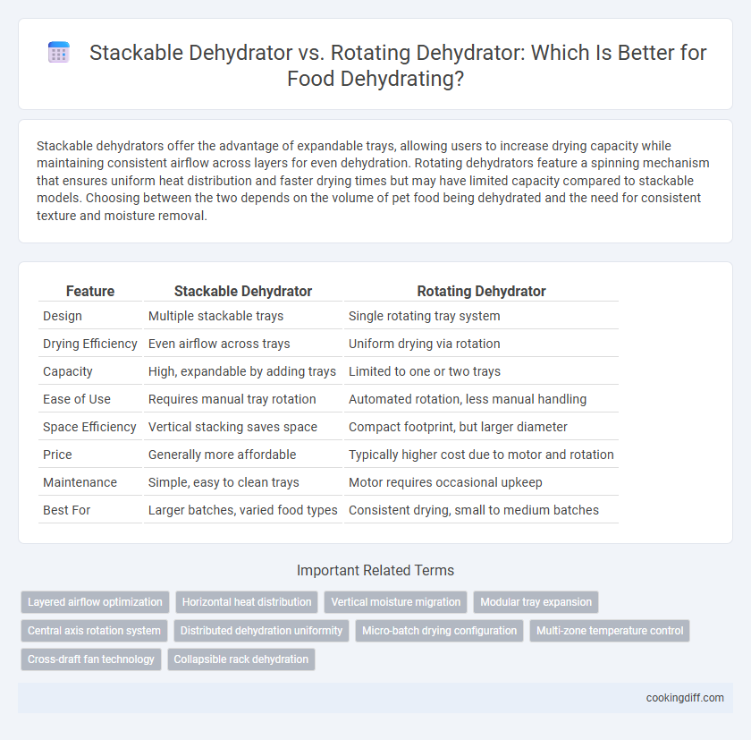 Stackable Dehydrator vs. Rotating Dehydrator: Which Is Better for Food Dehydrating?