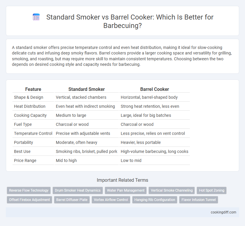 Standard Smoker vs Barrel Cooker: Which Is Better for Barbecuing?