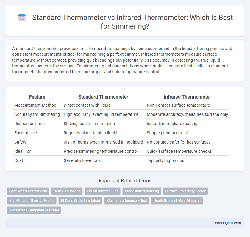 Standard Thermometer vs Infrared Thermometer: Which Is Best for Simmering?
