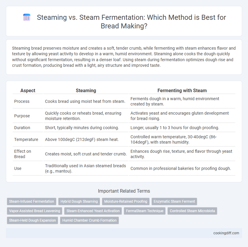 Steaming vs. Steam Fermentation: Which Method is Best for Bread Making?