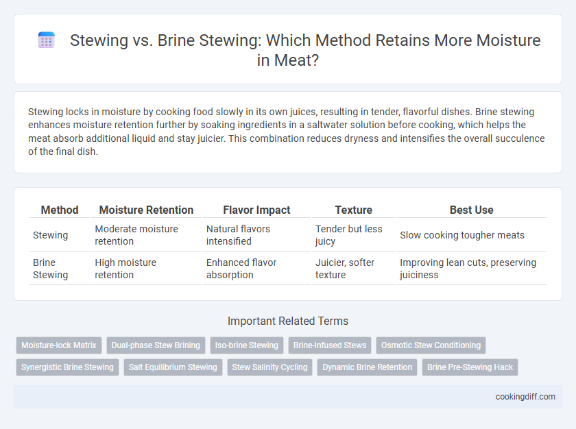 Stewing vs. Brine Stewing: Which Method Retains More Moisture in Meat?