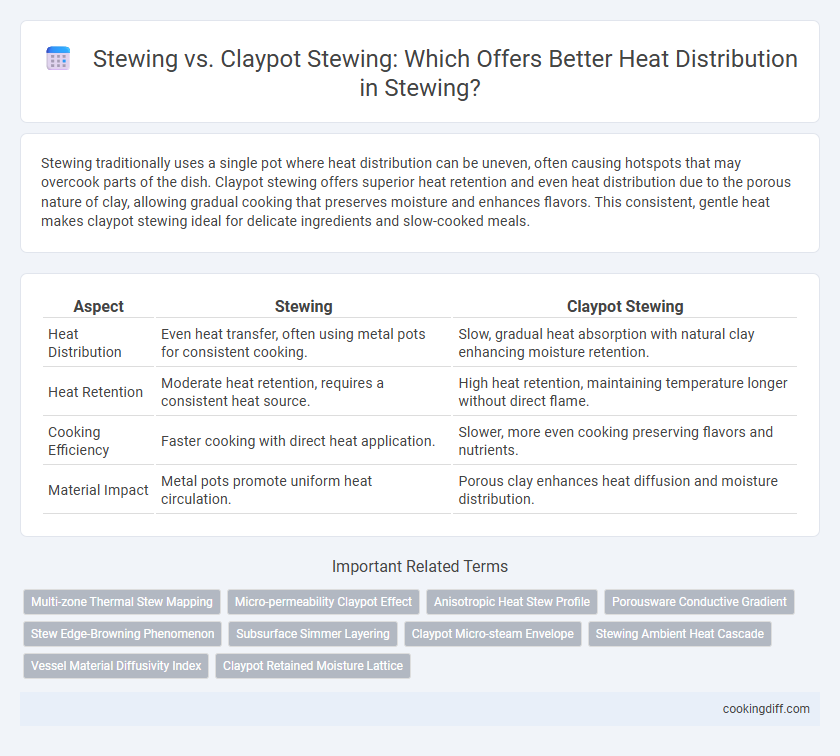 Stewing vs. Claypot Stewing: Which Offers Better Heat Distribution in Stewing?