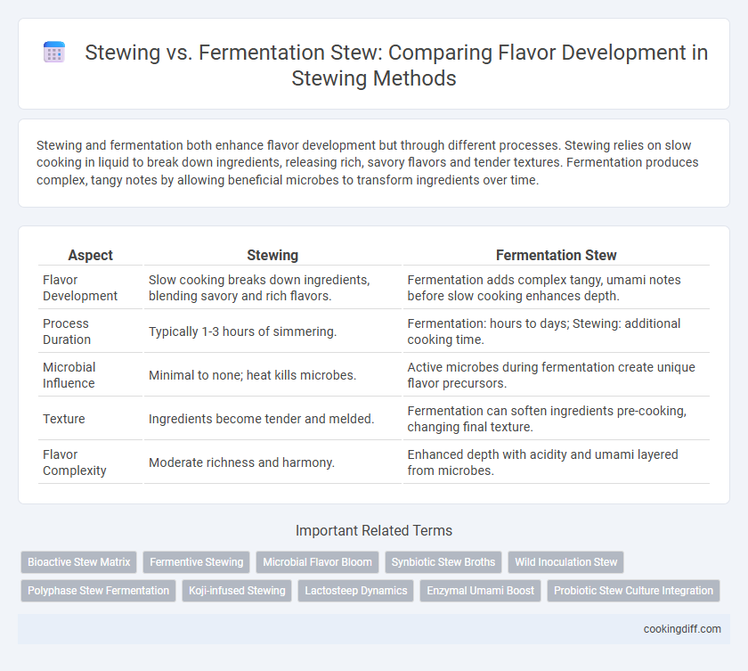 Stewing vs. Fermentation Stew: Comparing Flavor Development in Stewing Methods